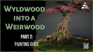 How to Paint a Wyldwood like a Weirwood Tree [upl. by Tull]