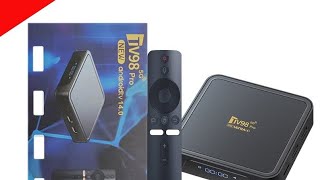 Android BOX TV98 PRO ATV TV BOX H313 Foreign Trade Set Top Box WIFI 5G Android 14 TV [upl. by Sandor]