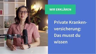 Private Krankenversicherung PKV Kurz und einfach erklärt 2023 [upl. by Uzial165]