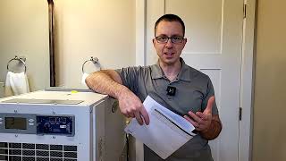 Walk Through of the Aprilaire E100CS Dehumidifier [upl. by Zashin]