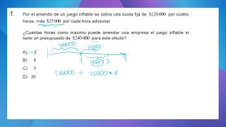 Resolución PAES Competencia Matemática M1 2022  Ecuaciones e inecuaciones de primer grado [upl. by Fleck]