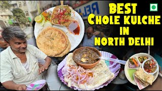 Best Chole Kulche In North Delhi  Street Food In Delhi [upl. by Sedgewinn]