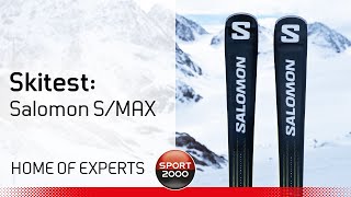 Salomon SMAX 10  2023 Allrounder Ski skitest [upl. by Esele]