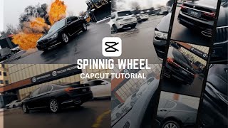 Master the Spinning Wheel Transition in CapCut  StepbyStep Tutorial [upl. by Relda785]