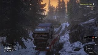 SnowRunner PS4Ep 216  Mods Yukon Flooded Foothills quotUphill Deliveryquot English [upl. by Remos]