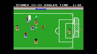 Konamis Soccer Longplay MSX Game  Level 1  Winning on Penalties [upl. by Emorej]