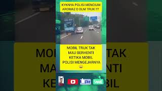 Mobil truk dan mobil polisi saling kejarpolisitruckberitaterkini masukberandaviralvideoshorts [upl. by Reffineg]