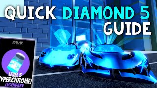 HOW TO GET DIAMOND HYPERCHROME LEVEL 5 EASILY in Roblox Jailbreak [upl. by Patterman849]