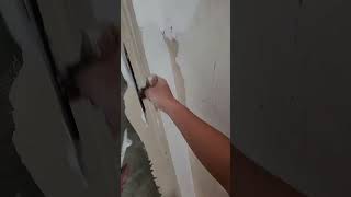 Hand putty scraping work [upl. by Notniv]