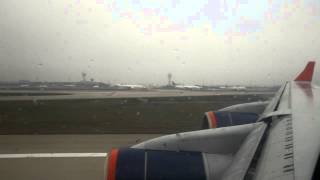 Aeroflot Ilyushin IL96 takeoff in Istanbul Atatürk Airport [upl. by Ahsak]