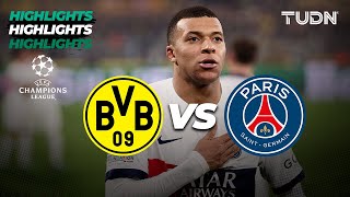 Borussia Dortmund vs PSG  HIGHLIGHTS  UEFA Champions League 202324  TUDN [upl. by Ateekahs4]