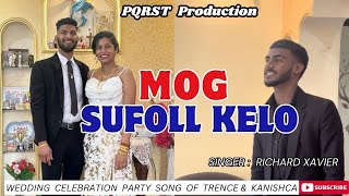 NEW KONKANI WEDDING TOAST SONG 2024MOG SUFOLL KELO TRENCE amp KANISHCA RICHARD XAVIER PQRST [upl. by Ailimaj]