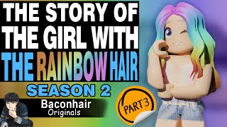 Season 2 The Story Of The Girl With The Rainbow Hair EP 3  roblox brookhaven 🏡rp [upl. by Ernestine]