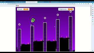 Airborne Robots geometry dash on scratch [upl. by Lauhsoj]