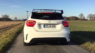 Mercedes Benz A45 AMG Performance Sound Launch Control [upl. by Releyks]