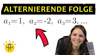 Alternierende FOLGE – explizite Formel aufstellen Beispiel [upl. by Casilde]