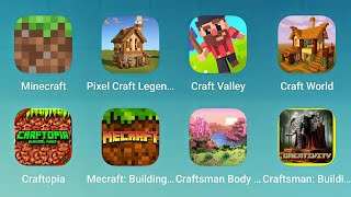 Minecraft Pixel Craft Legend Craft Valley Craft World Craftopia Mecraft Building Craftsman [upl. by Pedroza]