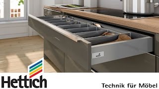 On the cutting edge InnoTech Atira drawer system made by Hettich [upl. by Saltzman]