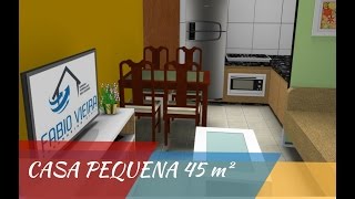 Casa Compacta de 45 m² [upl. by Sadira916]