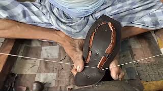 how to make peshawari chappals complete process  humskillswale [upl. by Damaris200]