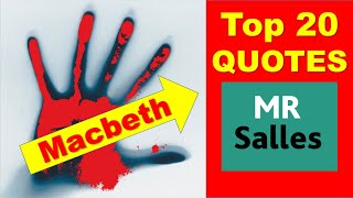 Top 20 QUOTES in Macbeth Mr Salles [upl. by Alyk]