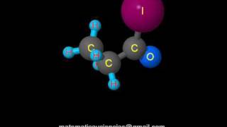 Molécula de yoduro de propanoilo [upl. by Levi]