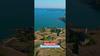 Helsinki Suomenlinna island from a drone dronevideo finland [upl. by Amsirhc]