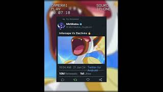 Infernapes Blaze In Rage🔥 •• Pokemon•• shorts pokemon anime viral edit ytshorts youtube [upl. by Albertine]