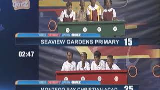 Seaview Gardens Primary vs Montego Bay Christian Acad TVJ Quest For Quiz  Aug 17 2018 [upl. by Ainatit]