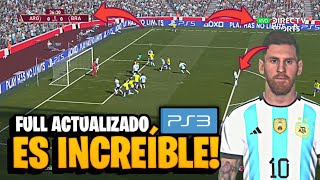 😍El PARCHE del MUNDIAL en PS3  POTATO PATCH V12  PES2023✅ [upl. by Bitthia]