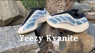 YEEZY 700 V3 KYANITE REVIEW AND ON FOOT [upl. by Hayyikaz]