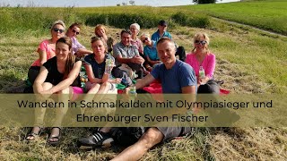 Wandern in Schmalkalden mit Olympiasieger und Ehrenbürger Sven Fischer [upl. by Tillio781]