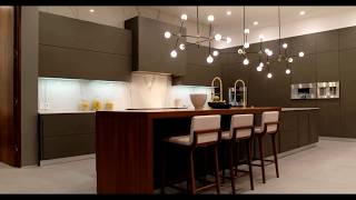 LOUNGE – ITALIAN LUXURY KITCHEN IN USA  Kitchen with island Resin Anthracite gray [upl. by O'Neil]