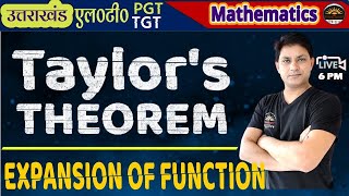 Taylors Theorem  Taylors series Expansion of Function  Expansion of Series By Dr Lalit Kumar [upl. by Gemmell]