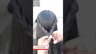 hairstyle for long hair girlshairtutorial shortvideo braids shorts youtubeshorts hairstyle [upl. by Capps437]