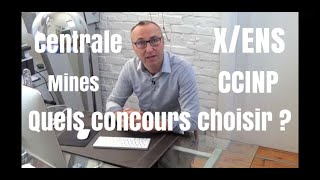 Comment choisir tes concours XMinesCentraleCCPE3A [upl. by Walford]