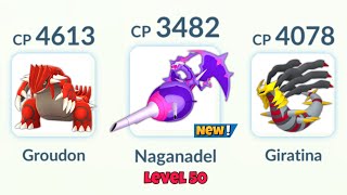 New debut lvl 50 NAGANADEL is Deadly Pokemon GO [upl. by Draude]