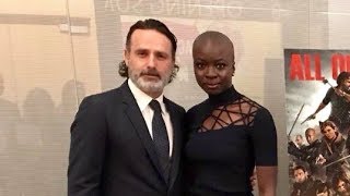 Andrew Lincoln and Danai Gurira at the Smithsonian 2017 [upl. by Sidran]