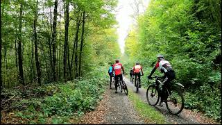 45 minute Sunday MTB Group Fat Burning Cycling Workout 🚵‍♀️ Strava GPS Video [upl. by Buna]