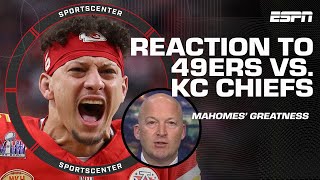 INCREDIBLE Tim Hasselbeck full of praise after Chiefs 3rd Super Bowl win  SportsCenter [upl. by Winifield]