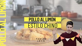 Pollo al limón estilo chino  ¡SUPER SORTEO para celebrar 1 AÑO en el canal [upl. by Adias346]