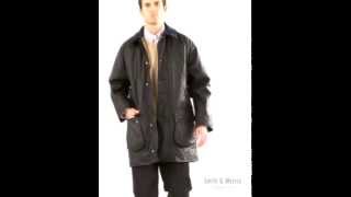 Mens Barbour Border Waxed Jacket [upl. by Stillman]