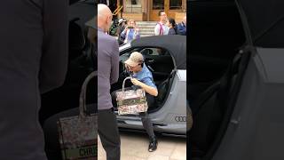 Billionaire lady boss getting out her Audi at Casino billionaire monaco luxury lifestyle fyp [upl. by Radnaskela]