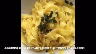 Pasta limone menta e tonno [upl. by Glass]