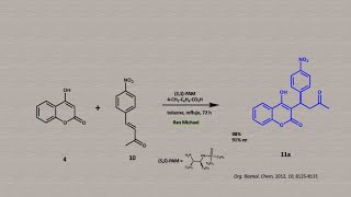 Acenocumarol anticoagulante y sus enantiómeros síntesis II [upl. by Atilehs]