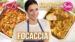 Focaccia weich amp knusprig klassisch amp süß  instant amp overnight Teig [upl. by Divadnahtanoj910]