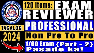 PART 2  Professional Drivers License Exam  LTO Exam Reviewer 2024  CDE Exam LTO Reviewer 2023 [upl. by Kennedy]