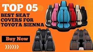 Top 5 Best Seat Covers for Toyota Sienna in 2024  Best Car Seat Covers [upl. by Etneciv587]