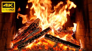 🔥 Ultimate Burning Fireplace Comfort with Gentle Fire Sounds and Soft Crackling Logs 🔥 Fireplace 4K [upl. by Nami]