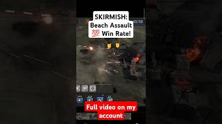 Company of Heroes Beach Assault 💯😉 win rate Mobile Version [upl. by Atelahs]